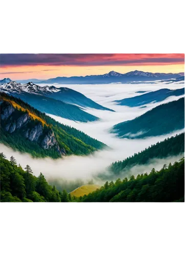 foggy mountain,wave of fog,sea of clouds,sea of fog,foggy landscape,northern black forest,mountain landscape,mountainous landscape,cloud mountains,carpathians,beech mountains,japanese mountains,anana mountains,great smoky mountains,bavarian forest,above the clouds,mountain valleys,mountain scene,alpine landscape,mists over prismatic,Illustration,Paper based,Paper Based 10