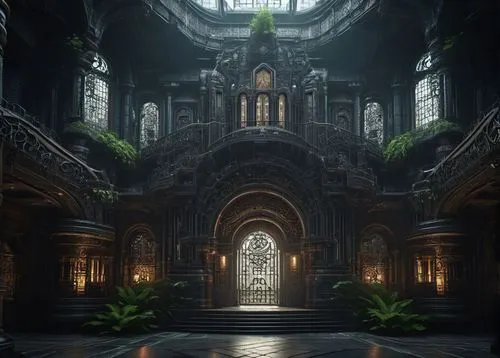 theed,labyrinthian,hall of the fallen,castle of the corvin,imperialis,sanctum,sanctuary,dishonored,eidos,ornate room,entrance hall,kingdoms,cryengine,corridors,hallway,entranceways,ruin,altgeld,castlelike,the threshold of the house,Conceptual Art,Sci-Fi,Sci-Fi 09