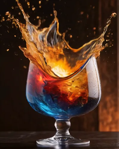 flaming sambuca,feuerzangenbowle,colorful glass,pour,cocktail glass,bacardi cocktail,old fashioned glass,dark 'n' stormy,goblet,cocktail with ice,bottle fiery,agua de valencia,glass cup,negroni,cockta