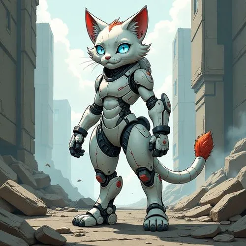 outfox,south american gray fox,robicheaux,mmx,mascotech,cyberian,Unique,Design,Character Design