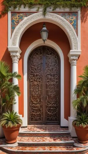 garden door,portal,antigua guatemala,entrada,puerta,front door,tlaquepaque,puertas,cuernavaca,hacienda,barretos,main door,front gate,doorways,doorway,palmilla,entranceway,house entrance,iron door,coyoacan,Art,Classical Oil Painting,Classical Oil Painting 08