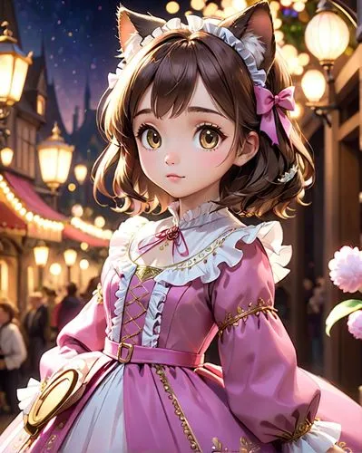 honmei choco,fairy tale character,miku maekawa,japanese sakura background,anime japanese clothing,doll's festival,cg artwork,doll cat,harajuku,portrait background,fantasy portrait,victorian style,hanbok,alice,french digital background,disney character,victorian,victorian lady,vanessa (butterfly),cinderella,Anime,Anime,Cartoon