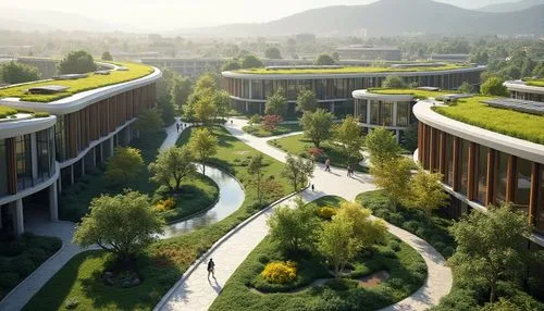 ecovillages,europan,ecotopia,greentech,solar cell base,ecovillage,cohousing,urban design,terraformed,shanyang,bjarke,building valley,futuristic architecture,smart city,bioregional,ecoterra,ecological sustainable development,urban development,suburbanized,technopark,Photography,General,Realistic