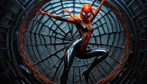 spider-man,darth talon,spiderman,widow spider,black widow,daredevil,spider man,spider,web,spider the golden silk,tangle-web spider,spider's web,web element,portal,arachnid,webbing,superhero background,cg artwork,spider network,frame illustration,Art,Artistic Painting,Artistic Painting 35