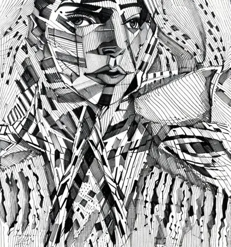 tribal chief,comic halftone woman,indian headdress,headdress,fashion illustration,the american indian,pencil and paper,tribal,zentangle,pencil art,feather headdress,wireframe,shamanic,pen drawing,amer