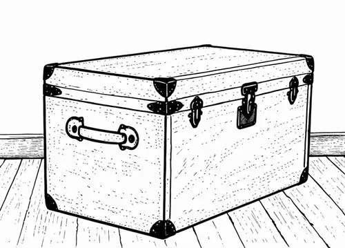 ballot box,steamer trunk,treasure chest,toolbox,strongbox,wooden box,courier box,caja,savings box,box,crate,hatbox,toolboxes,little box,music chest,card box,drawers,cajon,lockbox,suitcase,Design Sketc