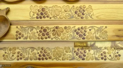 talla de madera con uvas,the design on the bottom of a carved wooden staircase,patterned wood decoration,ornamental wood,woodworks,woodburning,wooden boards,wood background,Photography,General,Natural