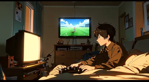 anime 3d,gamer zone,gamer,video gaming,playing room,x-box,gaming,sports game,game room,gamers round,game arc,game addiction,gamers,videogame,playstation 3,studio ghibli,x box,boyhood dream,playstation 2,playstation