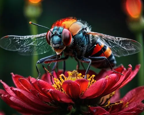 hover fly,syrphid fly,flower fly,hoverfly,hornet hover fly,pollinator,bee,cicada,artificial fly,pollination,sawfly,housefly,apis mellifera,field wasp,hornet mimic hoverfly,wedge-spot hover fly,macro p