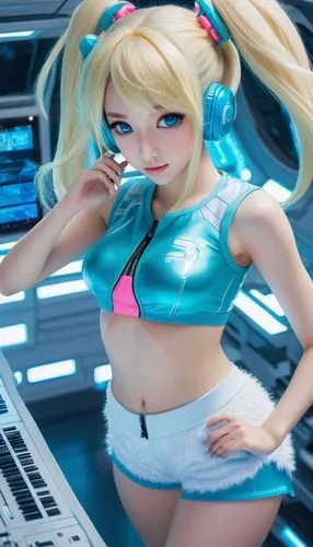 cpu,michiru,kotobukiya,hatsune miku,synth,iruma,Illustration,Realistic Fantasy,Realistic Fantasy 08