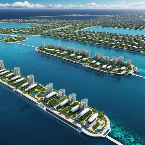 seasteading,nakheel,artificial islands,maldives mvr,fisher island,baladiyat,maceio,lucayan,atolls,harborfront,over water bungalows,saadiyat,hkmiami,durra,lekki,seawind,harouna,kumudam,hallandale,lusail,Photography,General,Realistic