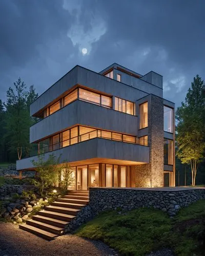 modern house,modern architecture,dunes house,contemporary,bohlin,forest house,Photography,General,Realistic