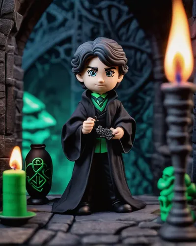 flickering flame,candle wick,vax figure,funko,black candle,potter,sacrificial candles,harry potter,burning candle,lord who rings,count,light a candle,debt spell,second candle,smouldering torches,potions,wizardry,minifigures,wax candle,3d figure,Unique,3D,Clay