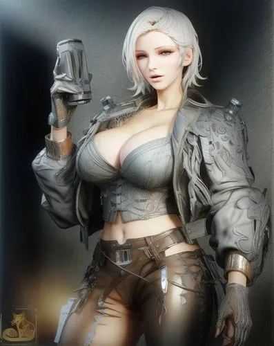 mgs,femme fatale,kotobukiya,mercenaria,game figure,3d figure,mgo,aguilera,girl with gun,fraulein,saom,khatuna,zhomova,woman holding gun,kojima,konami,miyabi,chiana,holding a gun,blazkowicz