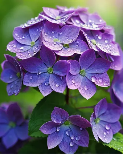 hydrangeaceae,purple hydrangeas,hydrangea,hydrangea flower,hydrangea flowers,hydrangeas,purple flowers,violet flowers,hydrangea background,purple flower,dew drops on flower,purple,hydrangea serrata,flower purple,purple wallpaper,rainwater drops,lilac flowers,blue hydrangea,verbena,lilac flower,Conceptual Art,Daily,Daily 32