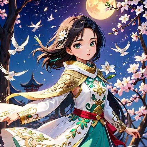 japanese sakura background,jasmine blossom,sakura background,moon and star background,almond blossoms,spring background,night-blooming jasmine,sakura blossoms,sakura blossom,almond blossom,japanese floral background,spring leaf background,oriental princess,hanbok,plum blossom,plum blossoms,flower background,springtime background,easter banner,flower fairy,Anime,Anime,Traditional