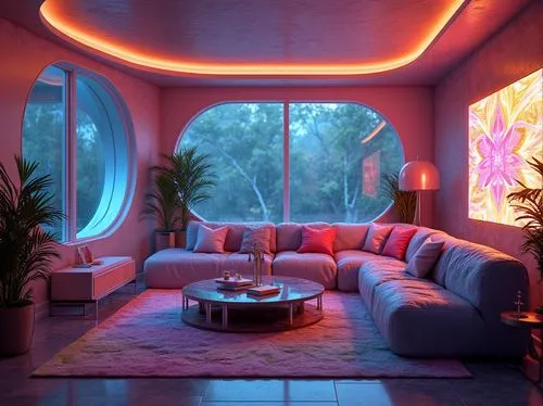 spaceship interior,ufo interior,apartment lounge,interior design,living room,livingroom,dreamhouse,modern living room,cabana,great room,tropical house,modern decor,electrohome,3d rendering,interiors,sunroom,lounge,3d render,modern room,chaise lounge,Photography,General,Realistic