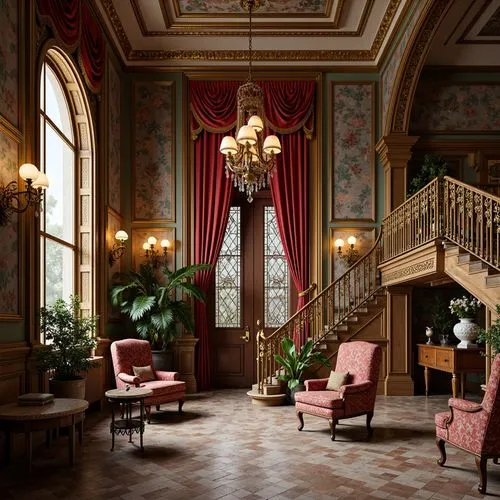 royal interior,ornate room,foyer,victorian room,entrance hall,ritzau,interior decor,lobby,opulently,hotel hall,ballroom,parlor,hallway,grand hotel,grand hotel europe,opulent,opulence,emporium,europe palace,interiors