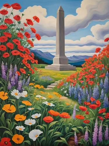 field of poppies,poppy fields,poppy field,field of flowers,poppies,red poppies,blanket of flowers,tulip festival,remembrance day,flower field,flowers field,opium poppies,poppies in the field drain,anzac day,citadel hill,anzac,salt meadow landscape,flower meadow,tulips field,coquelicot,Art,Artistic Painting,Artistic Painting 21