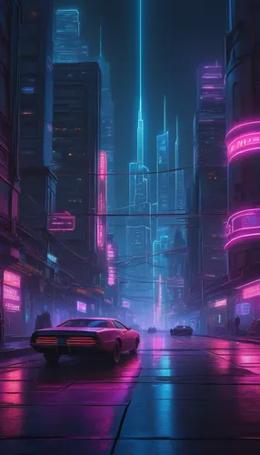 futuristic landscape,neon arrows,cyberpunk,cityscape,colorful city,neon lights,futuristic,metropolis,fantasy city,city at night,city lights,night highway,neon,80s,city highway,ultraviolet,neon light,neon ghosts,street canyon,dusk,Conceptual Art,Daily,Daily 30