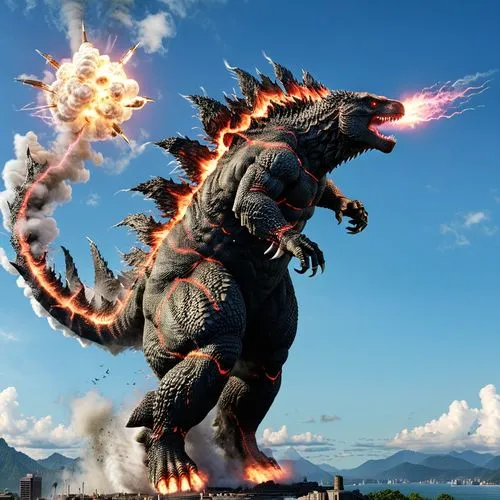 Godzilla atomic bearth

pink
black
white mix real godzilla 2024,a very large godzilla that has been in a fighting position,gojira,jaggi,kaijuka,baragon,kaiju,spacegodzilla,Photography,General,Realisti