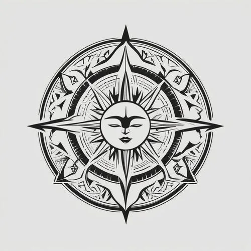 compass rose,dharma wheel,sigillum,metatron,purity symbol,esoteric symbol,lughnasadh,christ star,asatru,lotus png,trinitarian,sigil,nakshatras,wind rose,circular star shield,zoroastrian novruz,the order of cistercians,theosophist,sapientia,skaldic,Unique,Design,Logo Design