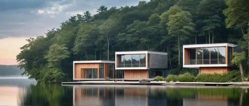 house with lake,cube stilt houses,floating huts,house by the water,inverted cottage,houseboat,cubic house,houseboats,treehouses,mirror house,forest house,house in the forest,snohetta,summer house,boat house,cube house,boathouses,dreamhouse,stilt houses,smart house,Photography,Black and white photography,Black and White Photography 09