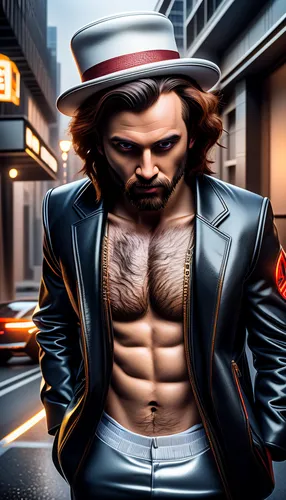 world digital painting,digital compositing,photoshop manipulation,action-adventure game,game illustration,wolverine,image manipulation,android game,game art,male character,muscle icon,mobile video game vector background,bellboy,game character,street dancer,photomanipulation,sci fiction illustration,photo manipulation,muscle car cartoon,white-collar worker