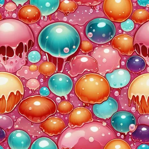 christmas balls background,slimes,candy pattern,bath balls,gumballs,globular,Illustration,Abstract Fantasy,Abstract Fantasy 11