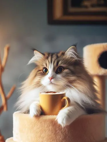 cat drinking tea,cat coffee,tea party cat,cappuccino,macchiato,cup of cocoa,hot drink,autumn hot coffee,cat's cafe,cute coffee,domestic long-haired cat,a cup of coffee,hot coffee,tea zen,cute cat,drinking coffee,café au lait,teatime,hot drinks,cup of coffee