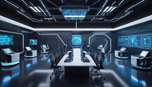 spaceship interior,ufo interior,computer room,futuristic,holodeck,cybertruck,spaceship space,cyberpatrol,conference room,tron,scifi,telepresence,supercomputer,cyberdyne,sky space concept,futurists,supercomputers,cyberspace,technological,board room,Conceptual Art,Sci-Fi,Sci-Fi 10