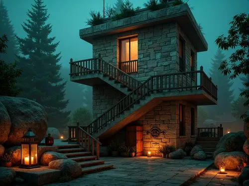 cottage,summer cottage,the cabin in the mountains,house in the forest,witch's house,small cabin,dreamhouse,house in the mountains,lonely house,cabin,house in mountains,house by the water,home landscape,forest house,small house,wooden house,night scene,halloween scene,little house,house with lake