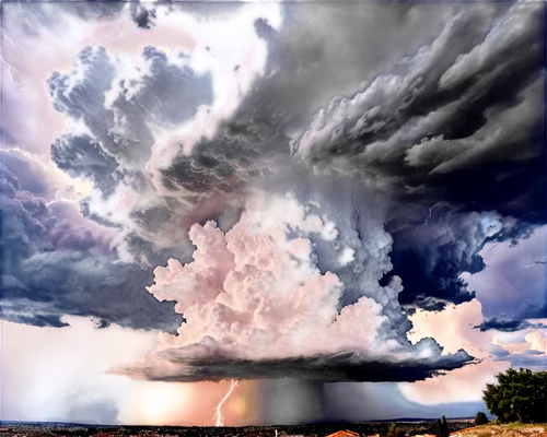 a thunderstorm cell,mesocyclone,supercell,microburst,supercells,downburst,thundercloud,thunderhead,thunderheads,tornado drum,thundershower,thunderclouds,tormenta,lightning storm,downbursts,tornadic,thunderstorm,tornus,tornado,cumulonimbus,Art,Classical Oil Painting,Classical Oil Painting 02