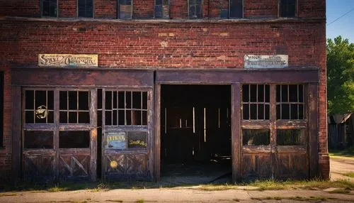 general store,shopworn,old brick building,loading dock,abandoned building,garaged,brickyards,storefront,warehouse,detroit,chainstore,old factory building,montana post building,joliet,old factory,the shop,store front,humberstone,auto repair shop,lubitel 2,Illustration,Children,Children 03