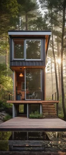 inverted cottage,treehouses,cubic house,deckhouse,timber house,tree house hotel,forest house,the cabin in the mountains,new england style house,house by the water,prefab,electrohome,house in the forest,tree house,dunes house,small cabin,prefabricated,treehouse,summer house,bohlin,Art,Classical Oil Painting,Classical Oil Painting 41