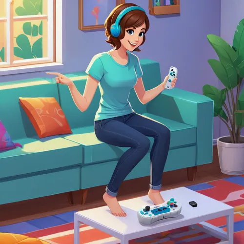 game illustration,girl at the computer,girl with cereal bowl,woman playing,girl studying,game addiction,sci fiction illustration,the tile plug-in,woman eating apple,computer addiction,cleaning service,camera illustration,computer game,housework,delete exercise,cleaning woman,girl sitting,android game,plug-in figures,vector illustration,Unique,3D,Isometric