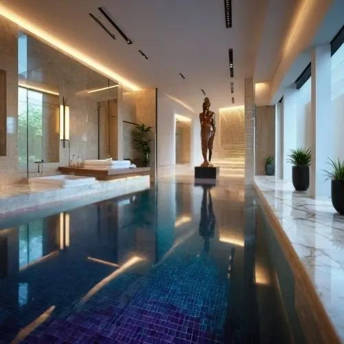 SWIMMING POOL WATER WITH NAVY ,PURPLE AND turquoise TILES,luxury bathroom,infinity swimming pool,luxury home interior,interior modern design,great room,luxury property,swimming pool,glass wall,luxury 