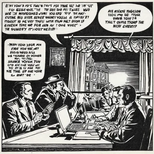 speech balloons,boardroom,lawyers,binding contract,jury,dialog boxes,writers,comics,comic paper,preacher,preachers,dealer,banker,common law,comic speech bubbles,tabletop game,telegram,lawyer,notary,business world,Illustration,Black and White,Black and White 17