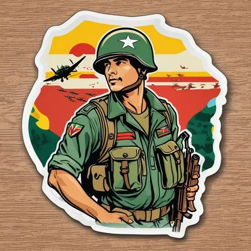 vietnam,red army rifleman,laos,zambia,nepal rs badge,sri lanka lkr,six day war,angola,a badge,mali,democratic republic of the congo,vietnam veteran,burma,myanmar,bolivia,bangladeshi taka,imperialist,clipart sticker,vietnam's,sticker,Unique,Design,Sticker