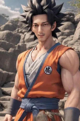 goku,son goku,takikomi gohan,kame sennin,male character,ken,saji,jin deui,iaijutsu,nimbus,dragonball,takuan,a son,kai ken,nikko,goki,naruto,shimada,nikuman,shinkiari,Photography,Realistic