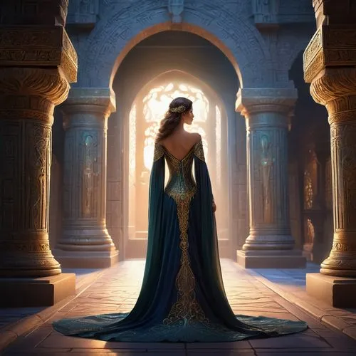 margaery,thingol,frigga,margairaz,theed,sigyn,games of light,galadriel,cersei,fantasy picture,padme,gothel,fantasy art,arwen,accolade,kahlan,noblewoman,queen of the night,celtic queen,seregil,Illustration,Realistic Fantasy,Realistic Fantasy 01