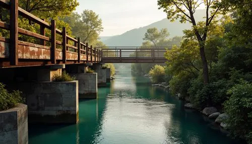 scenic bridge,wooden bridge,aare,bihac,isar,jordan river,riverside,millstream,interlaken,river landscape,piave,railroad bridge,river bank,waterway,hanging bridge,southeast switzerland,aura river,river side,trikala,a river