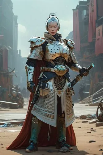 a person wearing a armor and a hat,female warrior,jiangdong,yuhuan,liora,warden,temujin