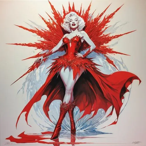 scorpia,countess,queen of hearts,boros,spawn,wareru,Conceptual Art,Fantasy,Fantasy 08