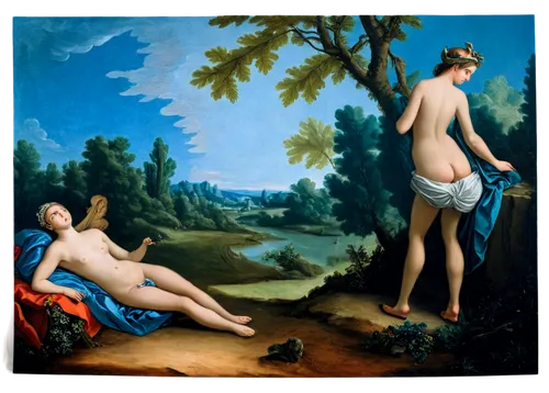 adam and eve,dossi,la nascita di venere,domenichino,perugino,bathers,venus,puputti,actaeon,parmigianino,putti,bather,allegorical,poussin,narciso,tiziano,delatour,angelico,venere,follieri,Art,Classical Oil Painting,Classical Oil Painting 36