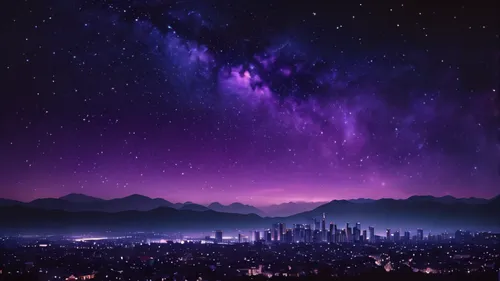 purple wallpaper,purple,purpleabstract,galaxy,ultraviolet,purple landscape,night sky,the night sky,nightscape,nightsky,nothern lights,purple background,starscape,milky way,wall,ipê-purple,the milky way,star sky,night image,starry sky,Photography,General,Cinematic