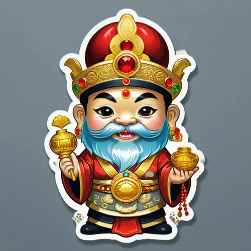 chinese icons,decorative nutcracker,hanuman,china cny,dribbble,barongsai,happy chinese new year,download icon,bodhisattva,vajrasattva,little buddha,ganesha,khlui,buddha figure,ganesh,dharma,scandia gnome,dribbble icon,shuanghuan noble,china cracker,Unique,Design,Sticker