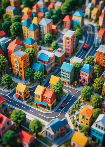 tilt shift,microdistrict,colorful city,micropolis,suburban,lego city,suburbia,microstock,suburbs,escher village,city blocks,blocks of houses,suburbanized,toytown,aurora village,urbanism,suburu,voxel,town planning,townships,Conceptual Art,Oil color,Oil Color 08