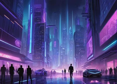 cybercity,futuristic landscape,cyberpunk,cybertown,futuristic,cyberworld,cyberport,futuregen,futurist,futurists,polara,cityscape,tron,metropolis,fantasy city,cyberscene,cyberia,dystopian,motorcity,futurians,Illustration,American Style,American Style 13