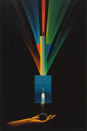 electric lighthouse,light spectrum,searchlights,spectra,revolving light,torch-bearer,light cone,olympic flame,guiding light,spectrum,prism,the pillar of light,lighthouse,northen light,light house,telescope,light signal,atomic age,lightship,search light,Art,Artistic Painting,Artistic Painting 26